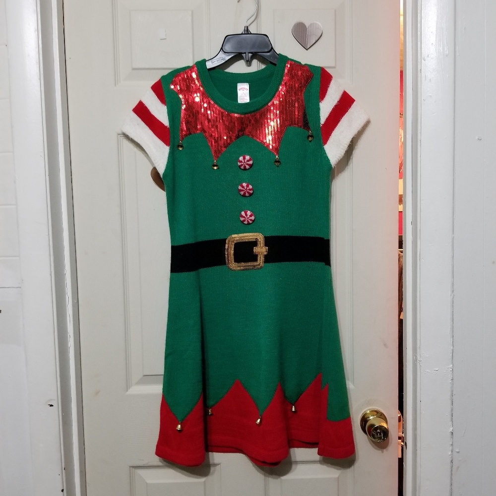 "Ugly" Christmas Sweater Dress